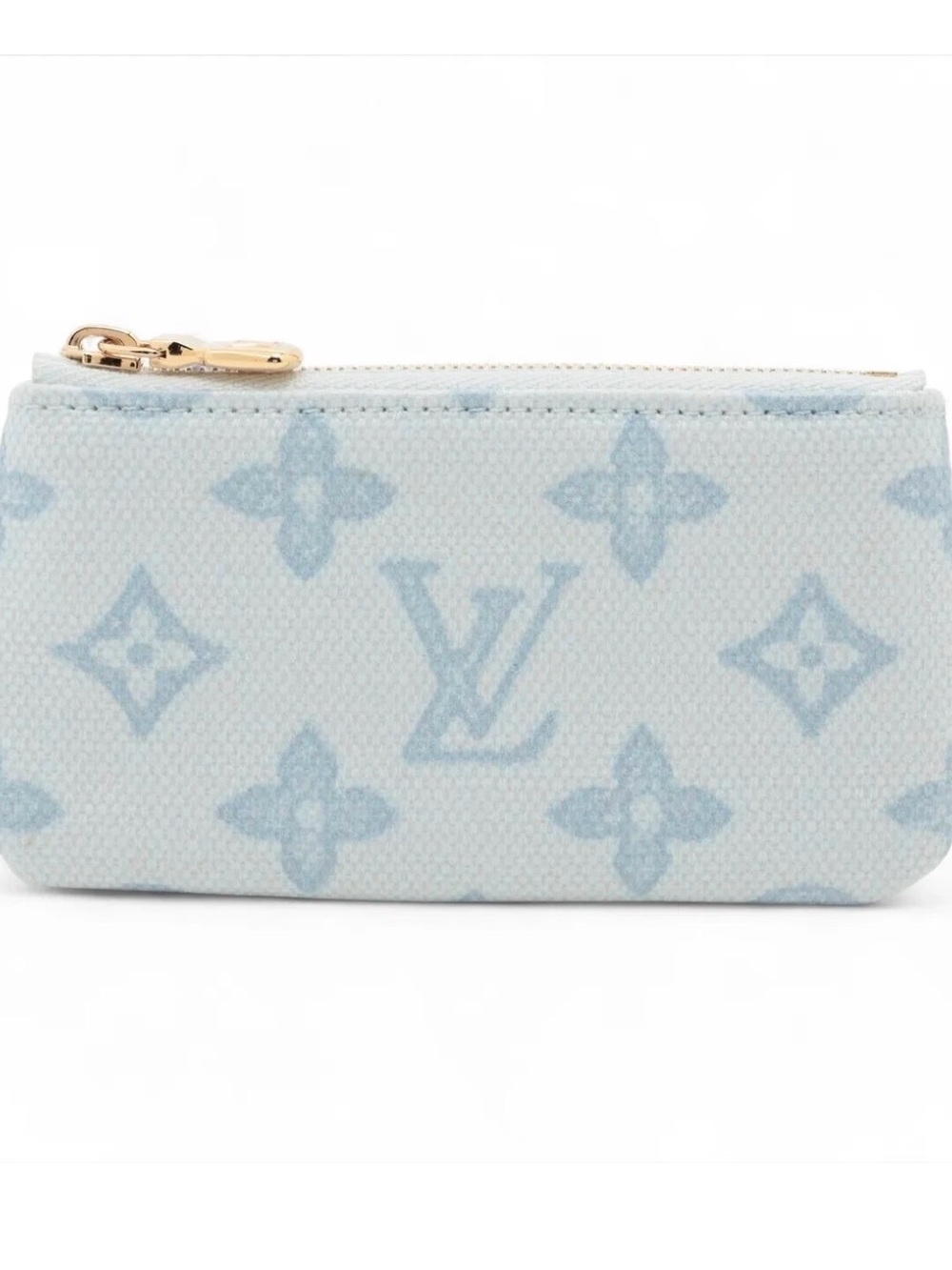 Louis Vuitton Pale Blue Monogram Canvas Coin Pouch